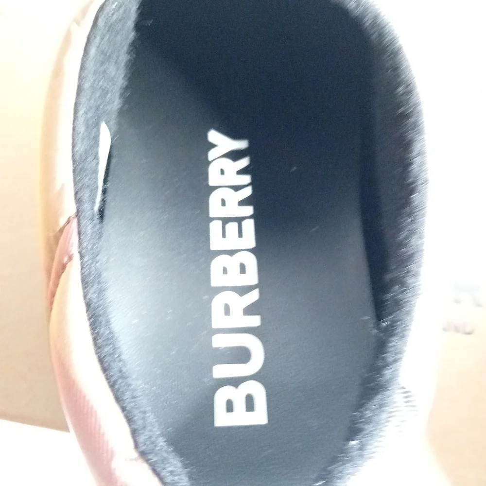 New Authentic BURBERRY SLIPPERS AND CLOGS MEN FABRIC BROWN BIRCH